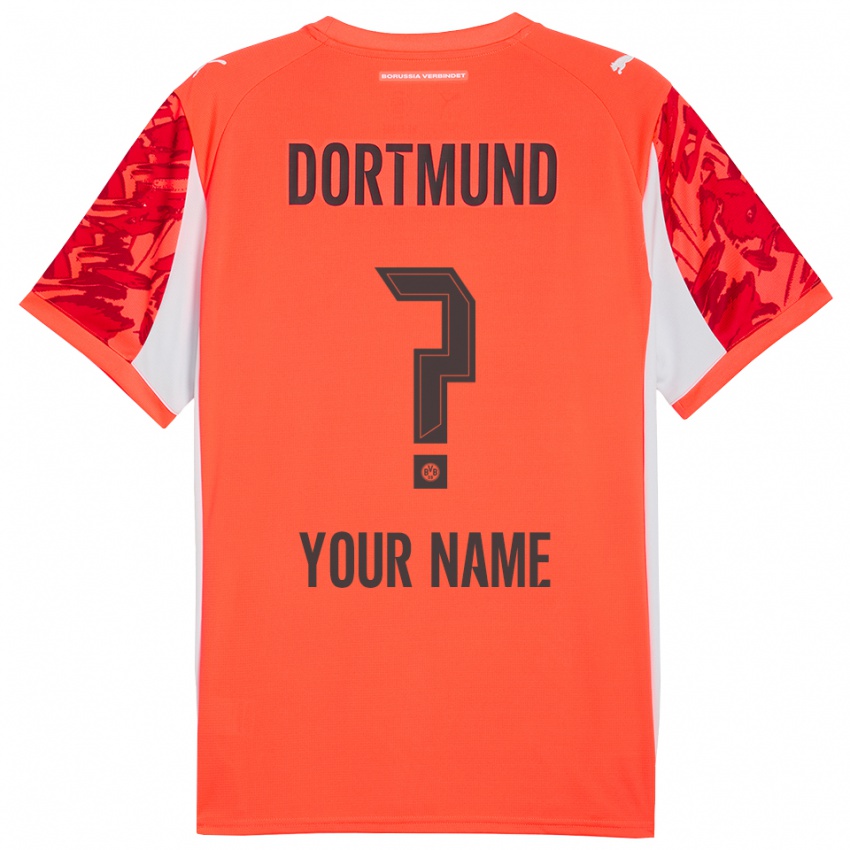 נשים בורוסיה דורטמונד כתום אדום חולצת שוער 2025/26 חולצה קצרה