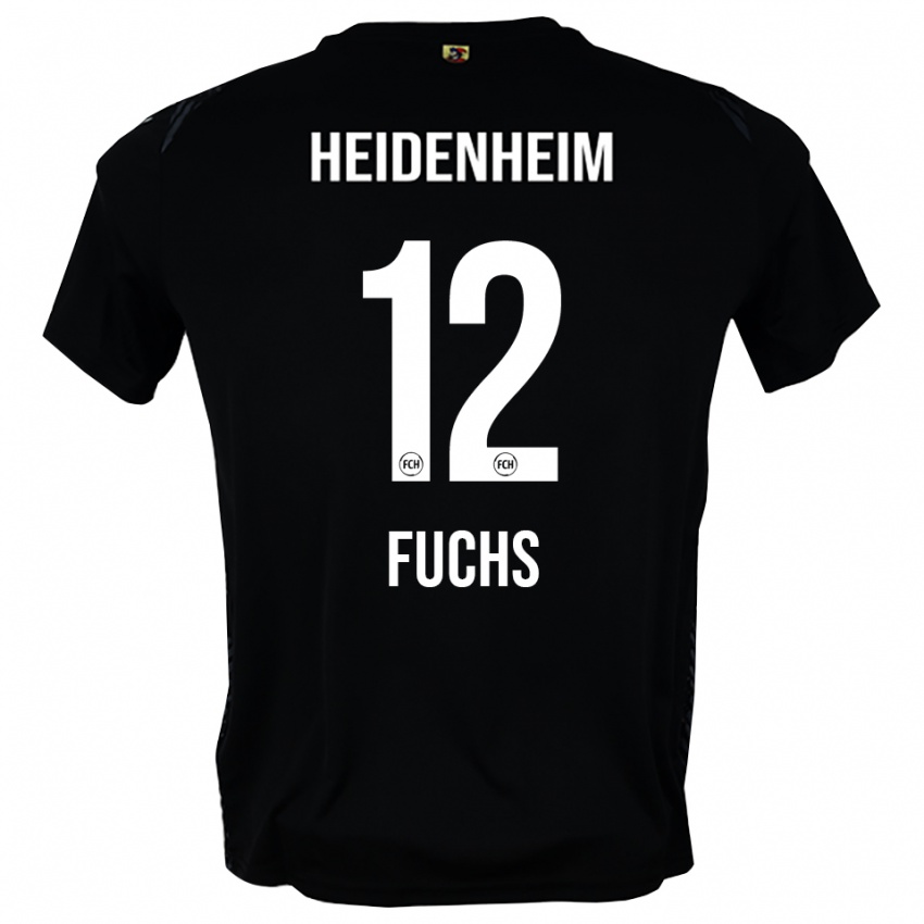 נשים Celine Fuchs #12 אפור כהה שחור חולצת שוער 2025/26 חולצה קצרה