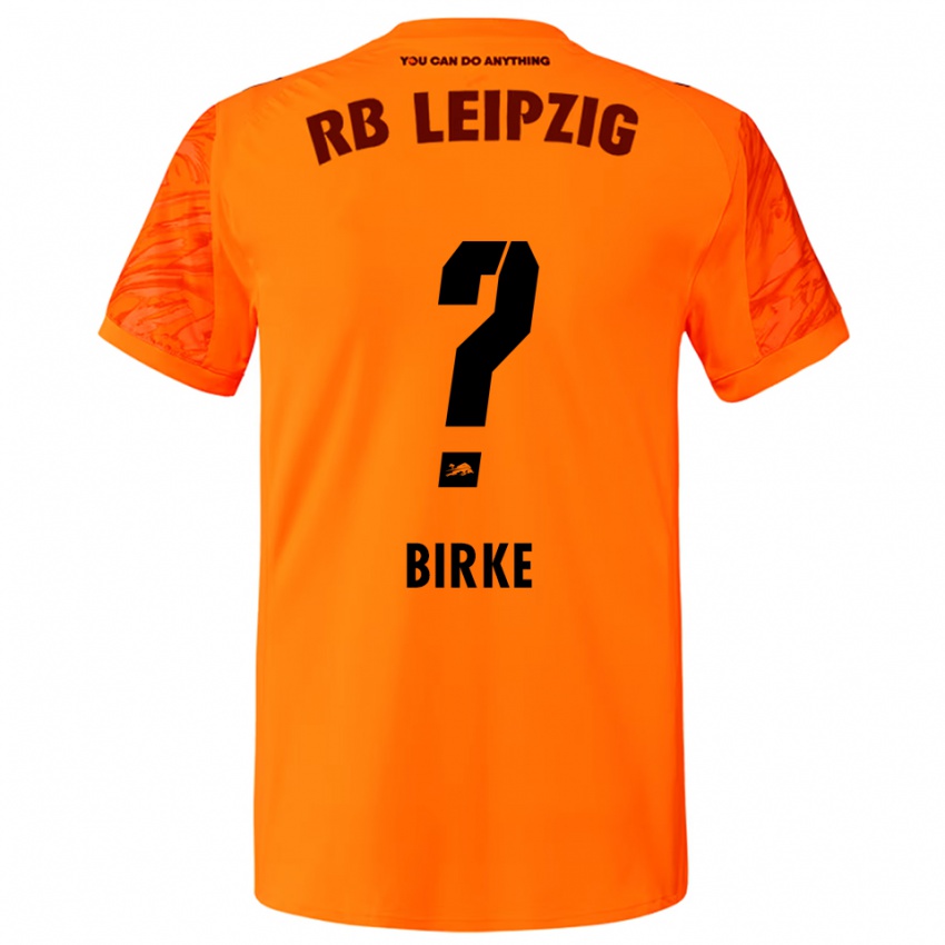 נשים Lennox Birke #0 כתום אדום חולצת שוער 2025/26 חולצה קצרה