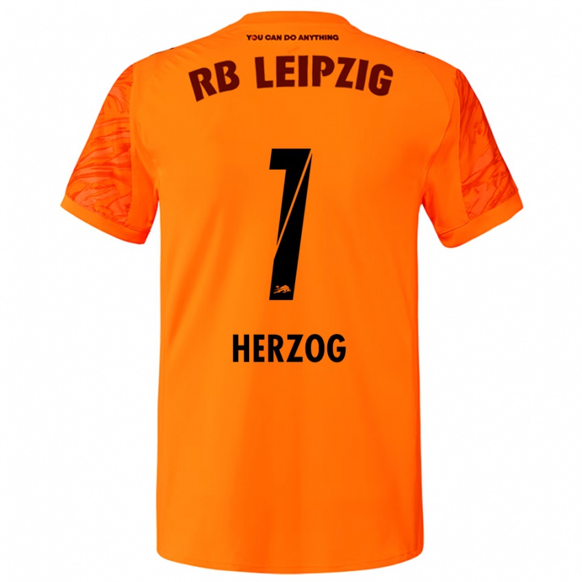 נשים אלווירה הרצוג #1 כתום אדום חולצת שוער 2025/26 חולצה קצרה