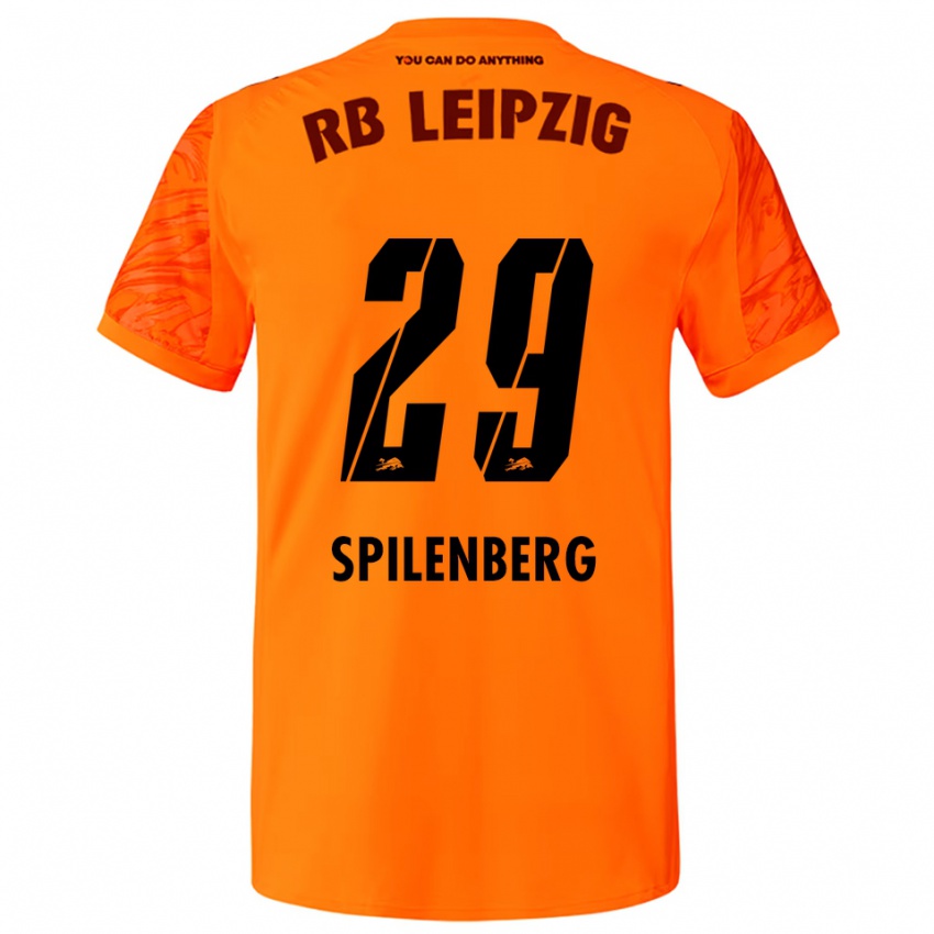 נשים Maja Spilenberg #29 כתום אדום חולצת שוער 2025/26 חולצה קצרה