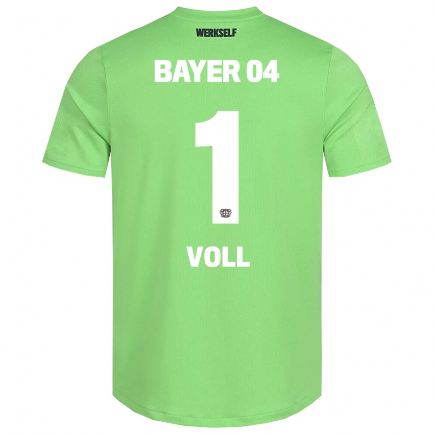 נשים שרלוטה פול #1 לבן ירוק בהיר חולצת שוער 2025/26 חולצה קצרה