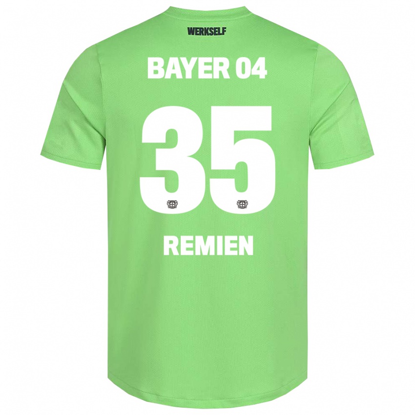 נשים לואיסה רמיין #35 לבן ירוק בהיר חולצת שוער 2025/26 חולצה קצרה