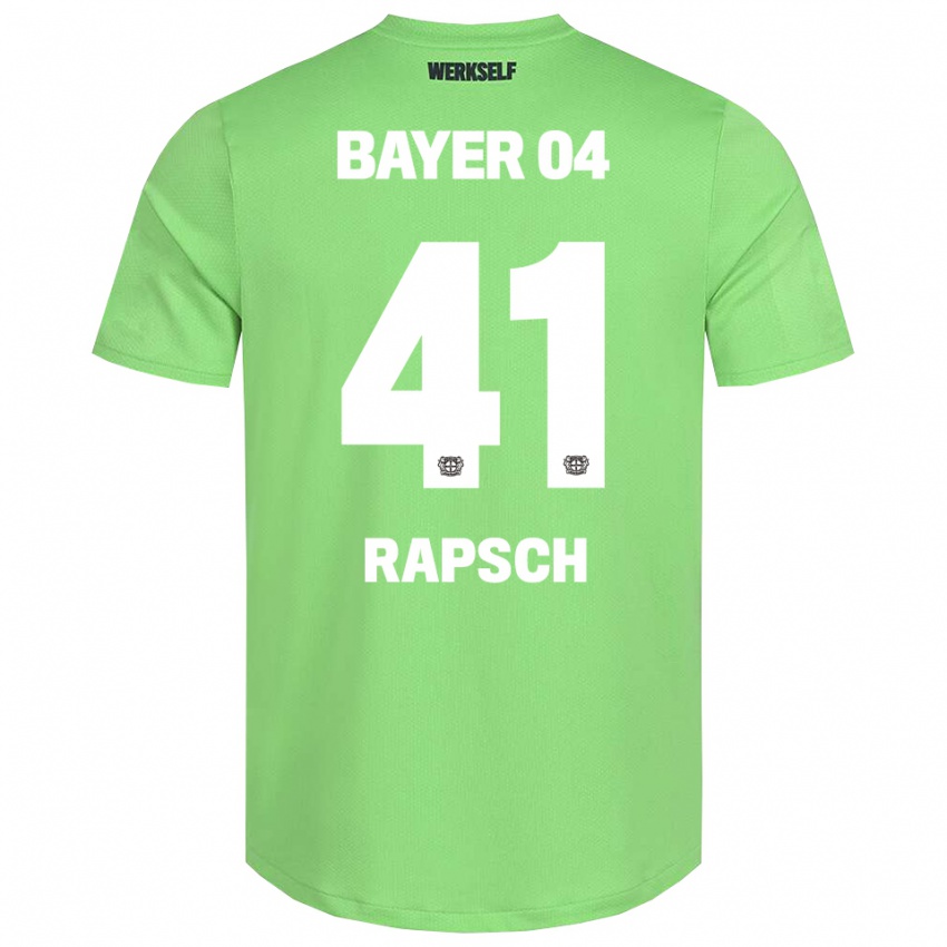 נשים סימאון ראפש #41 לבן ירוק בהיר חולצת שוער 2025/26 חולצה קצרה