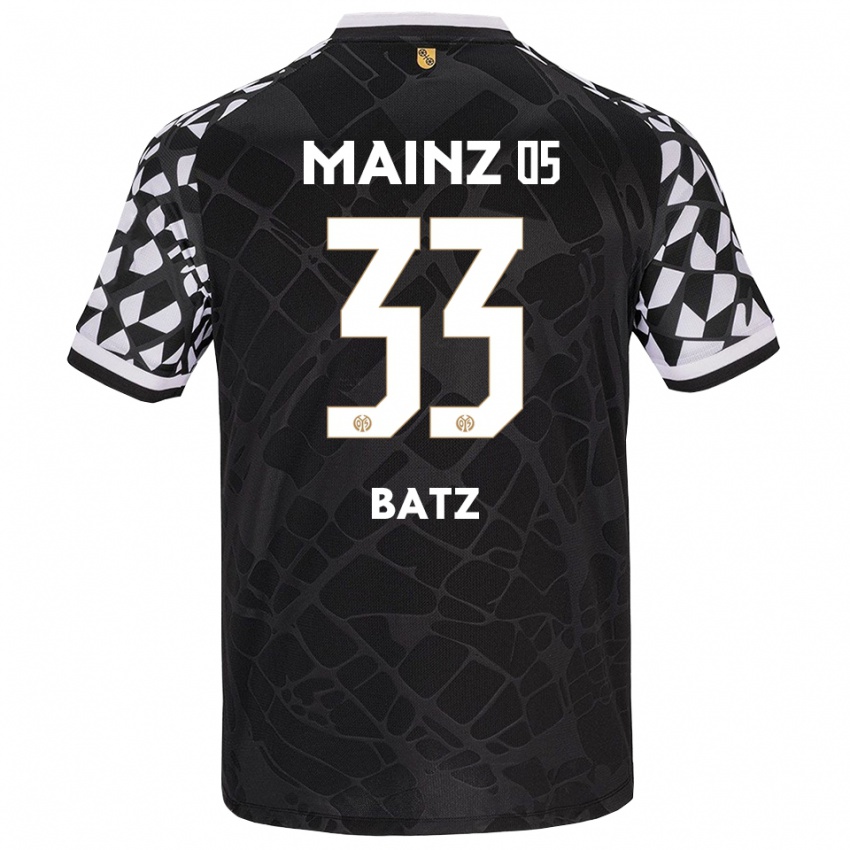 נשים דניאל בץ #33 שחור לבן חולצת שוער 2025/26 חולצה קצרה