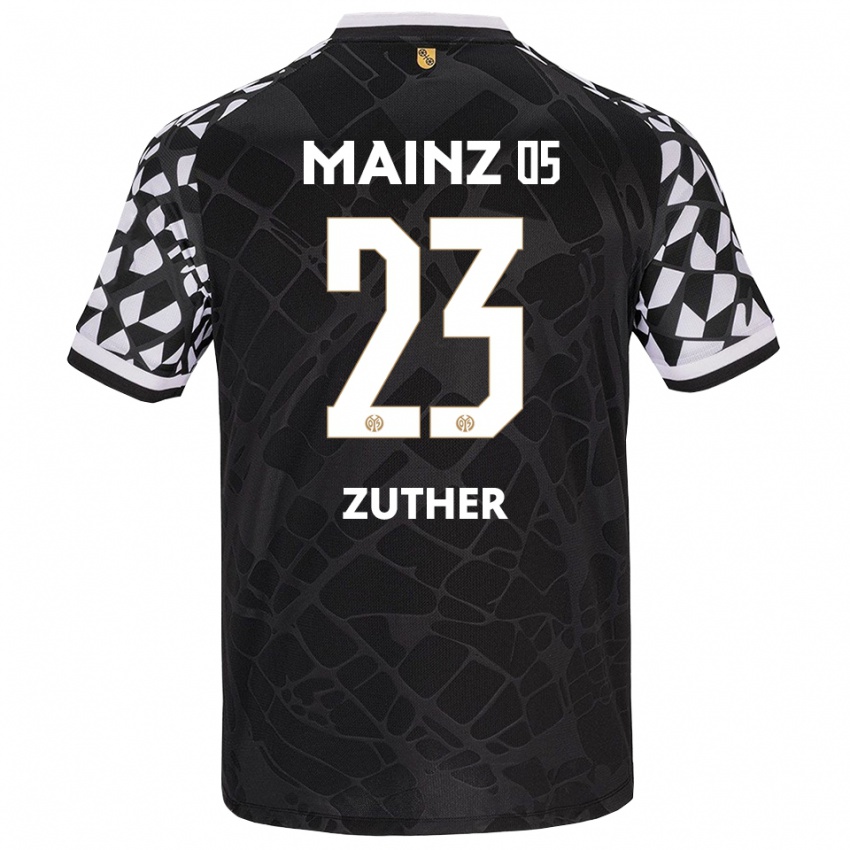 נשים Pit Zuther #23 שחור לבן חולצת שוער 2025/26 חולצה קצרה
