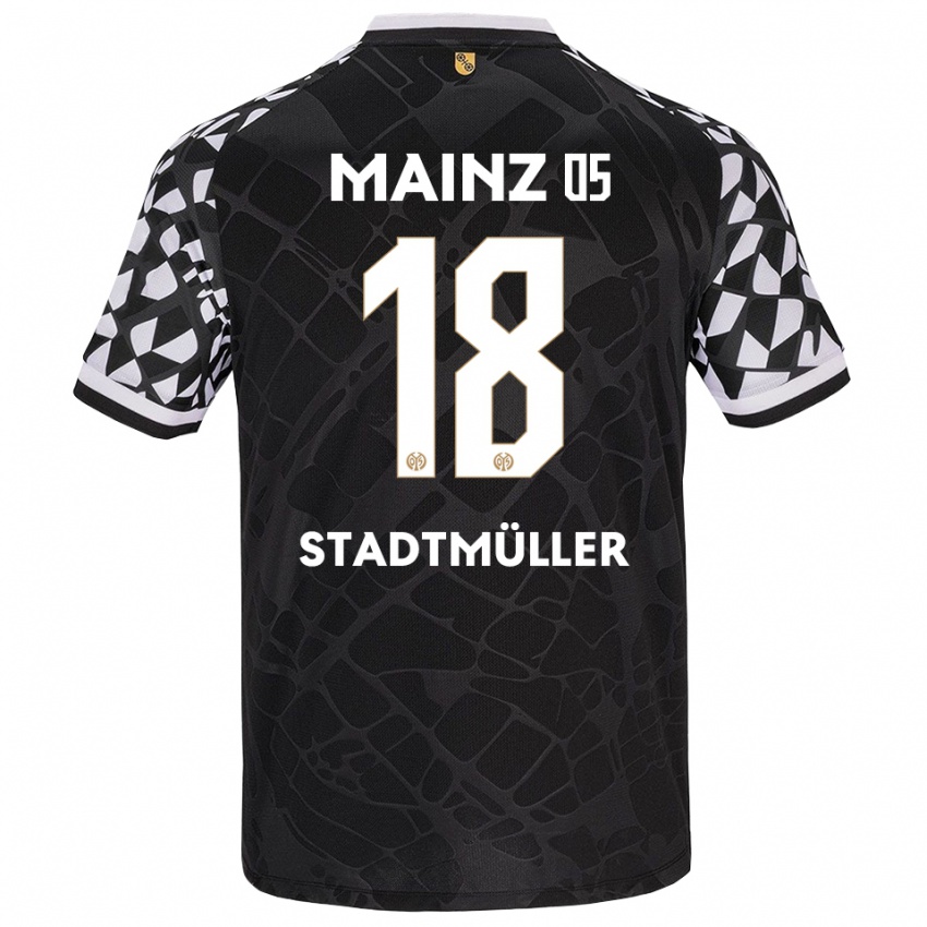נשים אליאס שטאדטמילר #18 שחור לבן חולצת שוער 2025/26 חולצה קצרה
