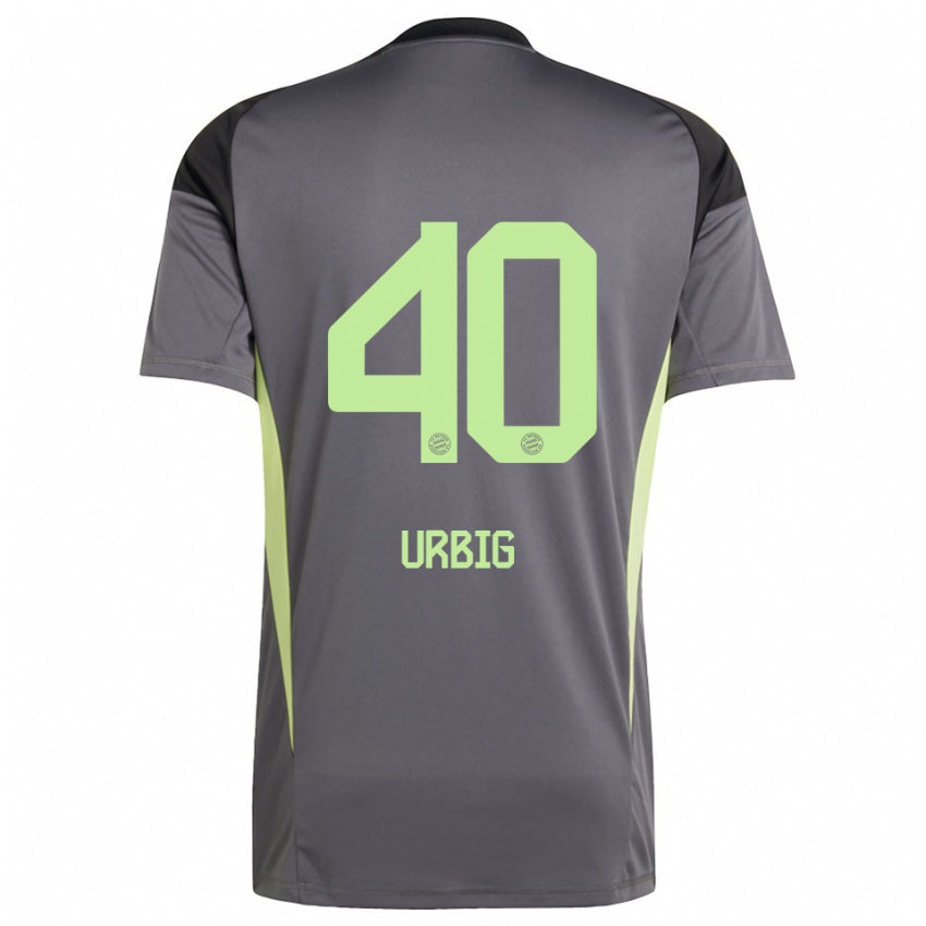 נשים יונאס אורביג #40 צהוב ירוק שחור חולצת שוער 2025/26 חולצה קצרה