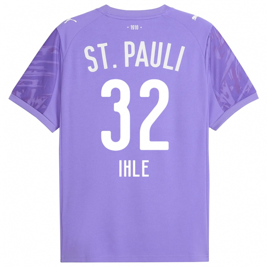 נשים פרידריק איהלה #32 שחור סגול בינוני חולצת שוער 2025/26 חולצה קצרה