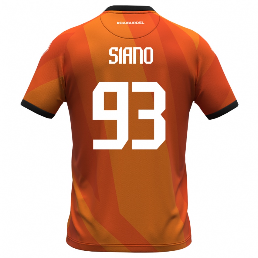 נשים אלסנדרו סיאנו #93 לבן אלמוג שחור חולצת שוער 2025/26 חולצה קצרה