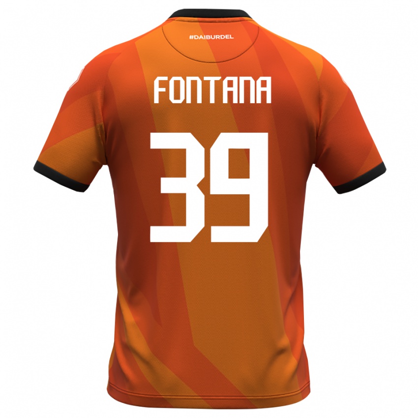 נשים Niccolò Fontana #39 לבן אלמוג שחור חולצת שוער 2025/26 חולצה קצרה