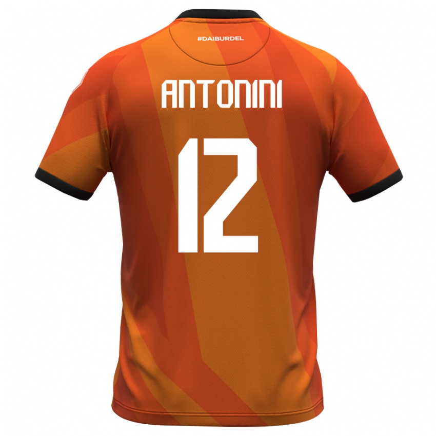 נשים Francesco Antonini #12 לבן אלמוג שחור חולצת שוער 2025/26 חולצה קצרה