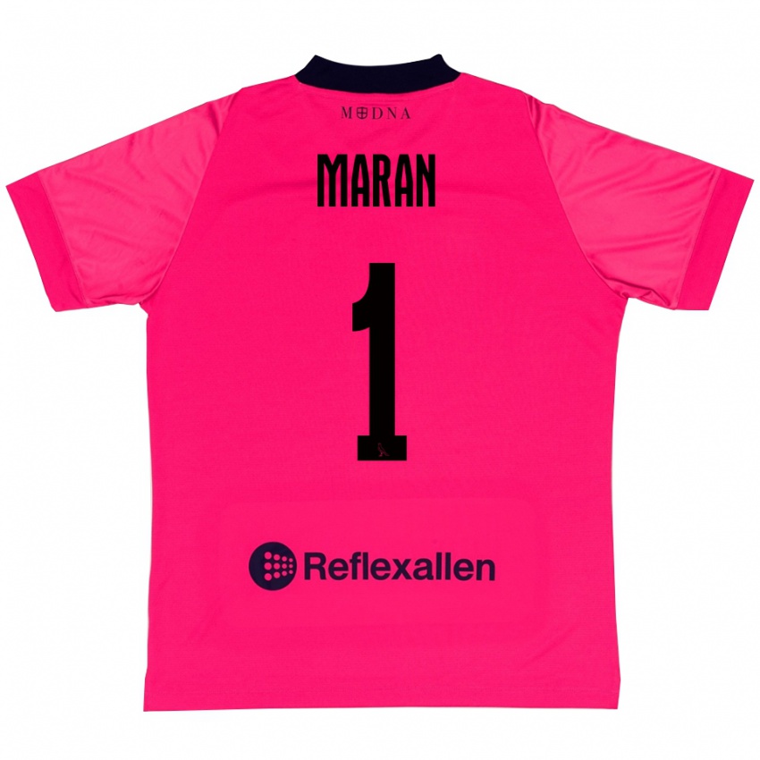 נשים Andrea Maran #1 ורוד עמוק שחור חולצת שוער 2025/26 חולצה קצרה