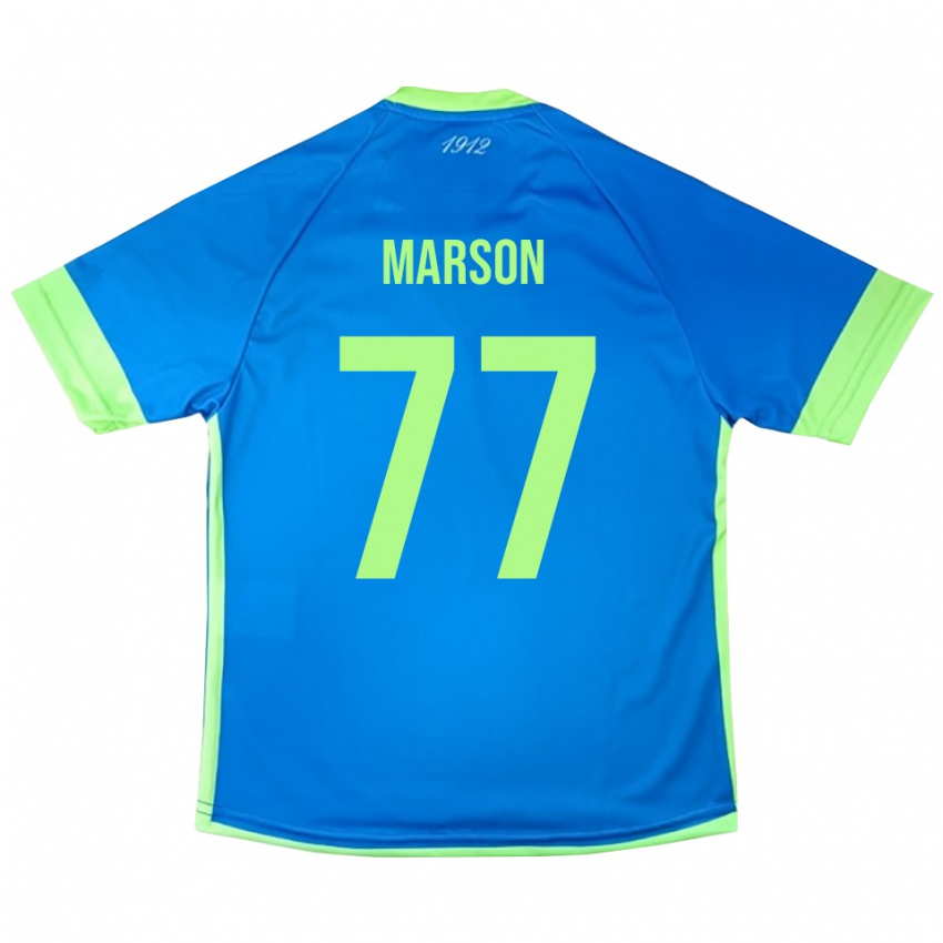 נשים לאונרדו מרסון #77 צהוב ירוק כחול חולצת שוער 2025/26 חולצה קצרה