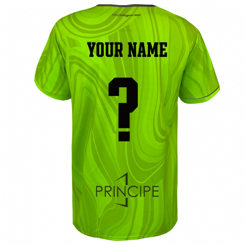 נשים קטנזארו שחור ירוק צהוב חולצת שוער 2025/26 חולצה קצרה