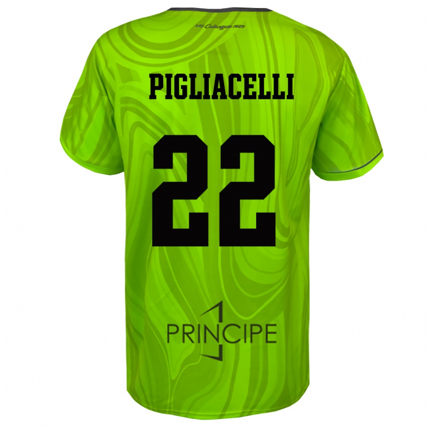 נשים מירקו פיליאצ'לי #22 שחור ירוק צהוב חולצת שוער 2025/26 חולצה קצרה