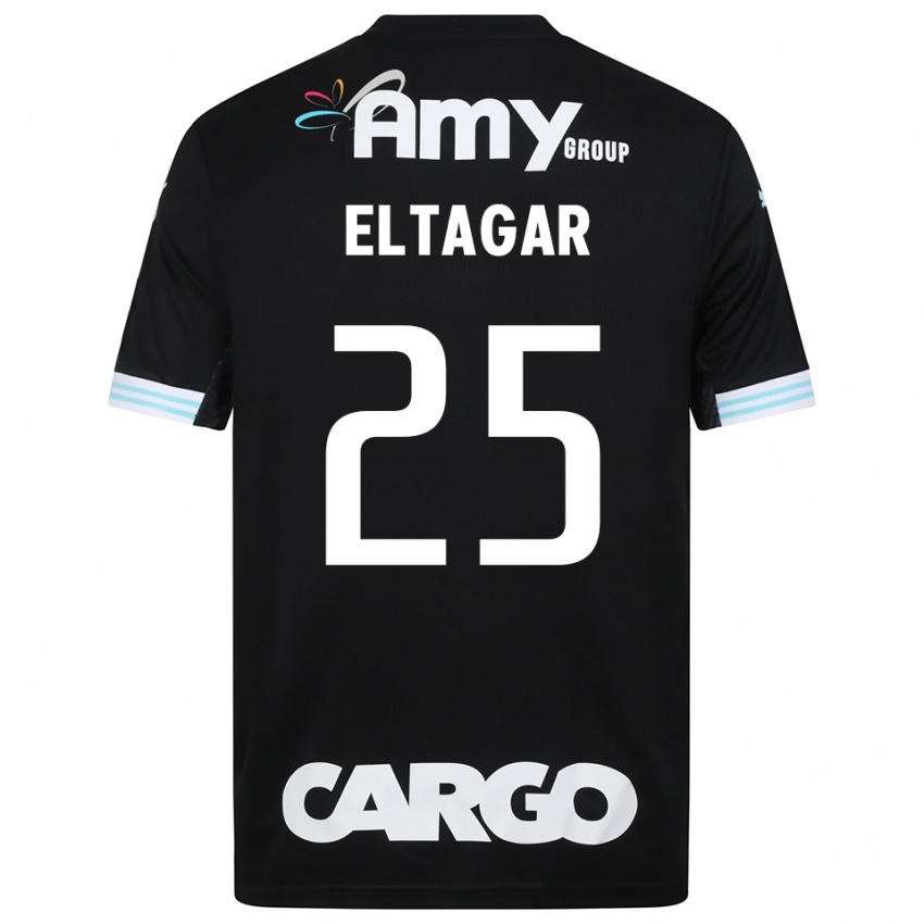 נשים Barak Eltagar #25 לבן שחור חולצת שוער 2025/26 חולצה קצרה