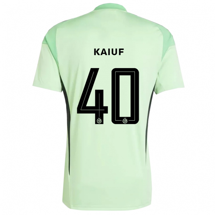 נשים שריף קאיוף #40 לבן כחול בהיר חולצת שוער 2025/26 חולצה קצרה