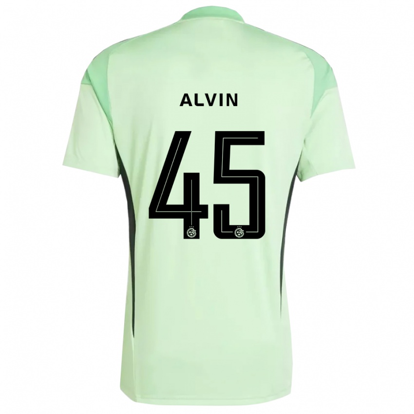 נשים גלן אלווין #45 לבן כחול בהיר חולצת שוער 2025/26 חולצה קצרה