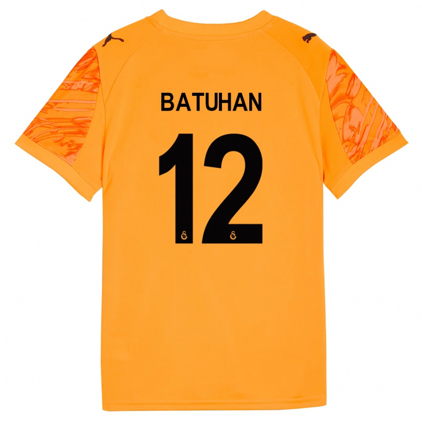 נשים באטוהאן שן #12 שחור כתום כהה חולצת שוער 2025/26 חולצה קצרה