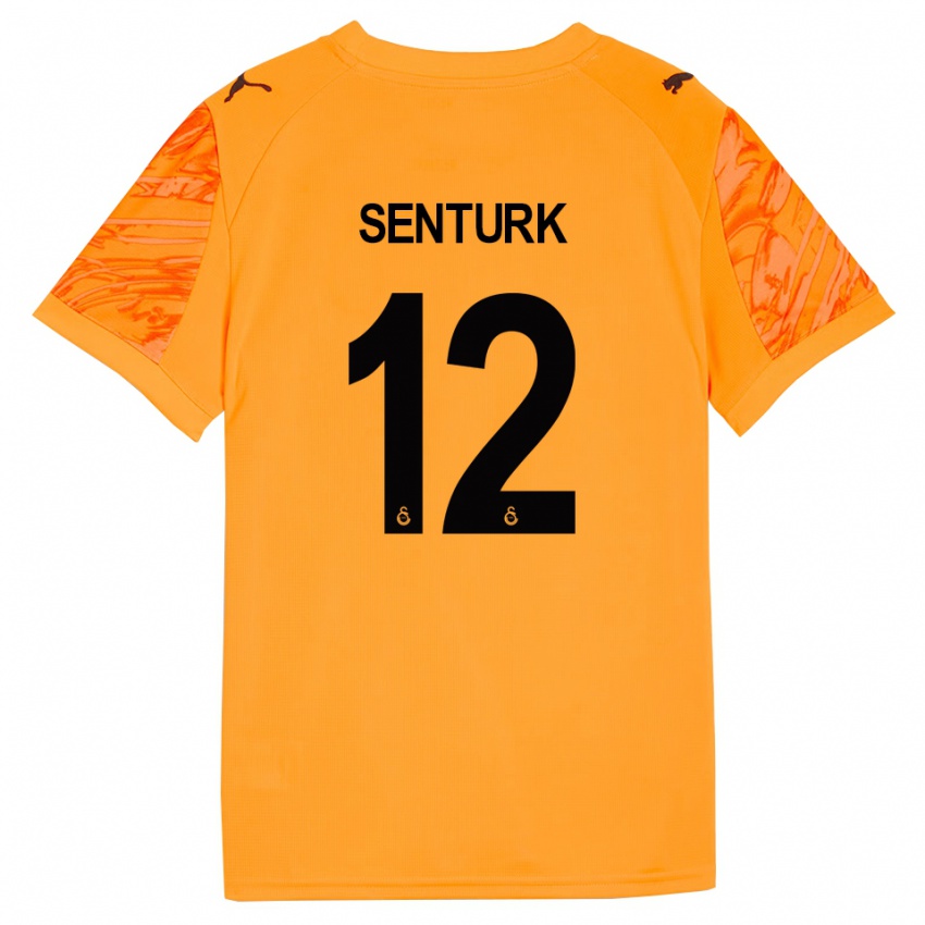 נשים הקטן שנטורק #12 שחור כתום כהה חולצת שוער 2025/26 חולצה קצרה