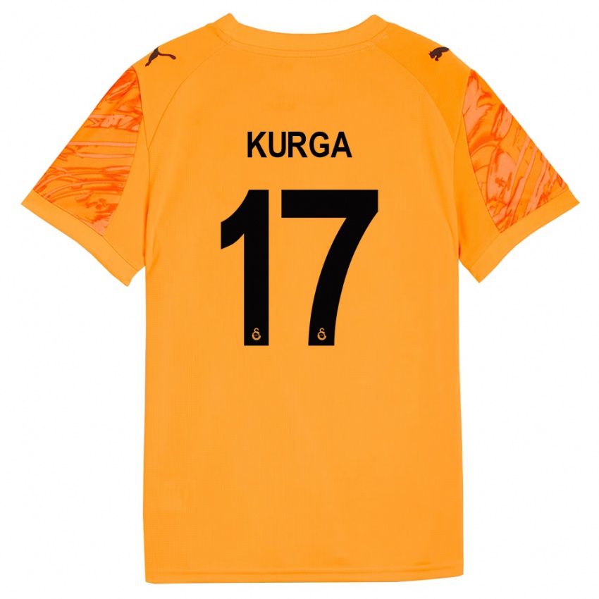 נשים האנדן קורגה #17 שחור כתום כהה חולצת שוער 2025/26 חולצה קצרה