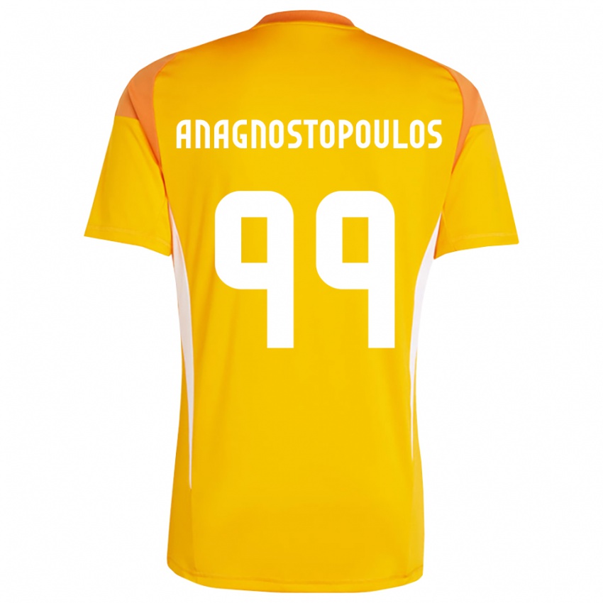 נשים אלכסנדרוס אנגנוסטופולוס #99 כחול שמיים עמוק חולצת שוער 2025/26 חולצה קצרה