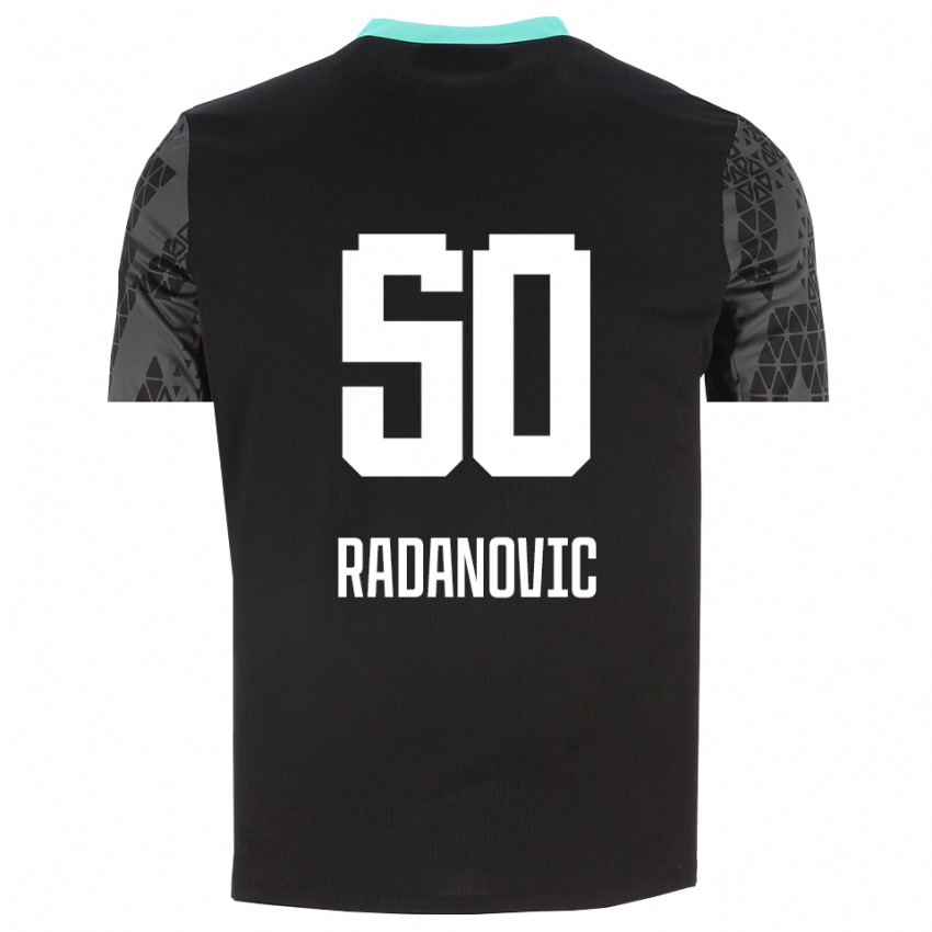 נשים סאבו ראדאנוביץ׳ #50 שחור ירוק צהוב חולצת שוער 2025/26 חולצה קצרה