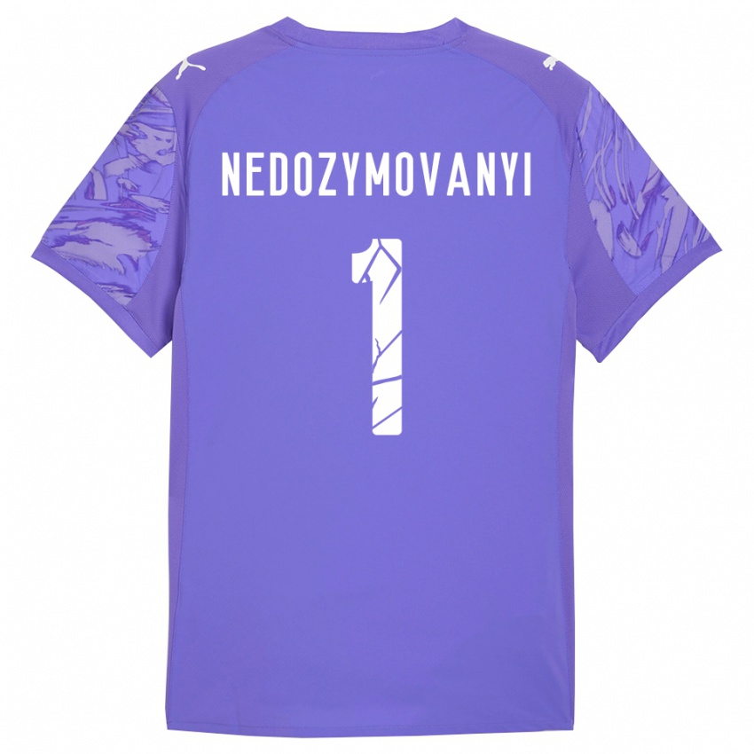 נשים Artem Nedozymovanyi #1 ורוד ירוק כתום חולצת שוער 2025/26 חולצה קצרה
