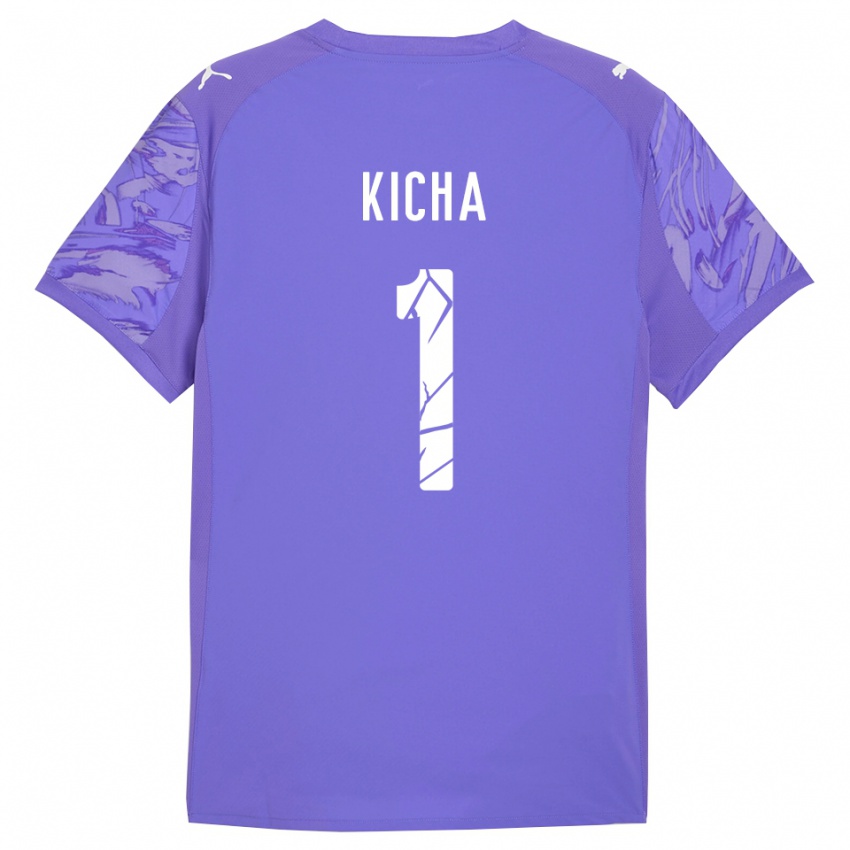 נשים Tymofiy Kicha #1 ורוד ירוק כתום חולצת שוער 2025/26 חולצה קצרה