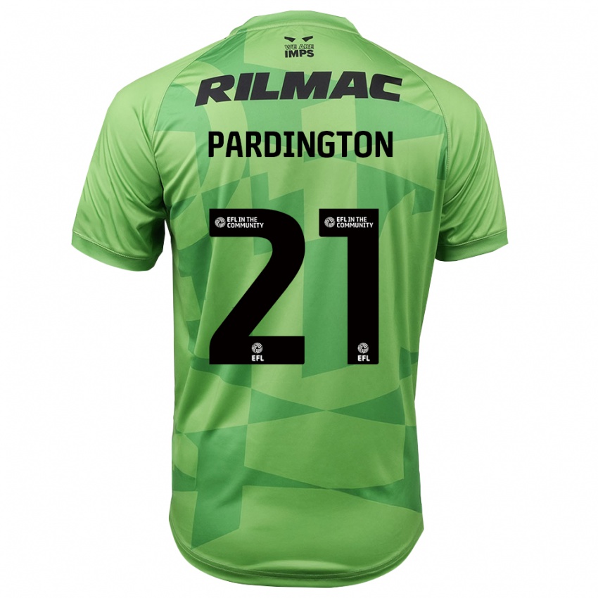 נשים ג׳יימי פרדינגטון #21 ירוק בהיר חולצת שוער 2025/26 חולצה קצרה