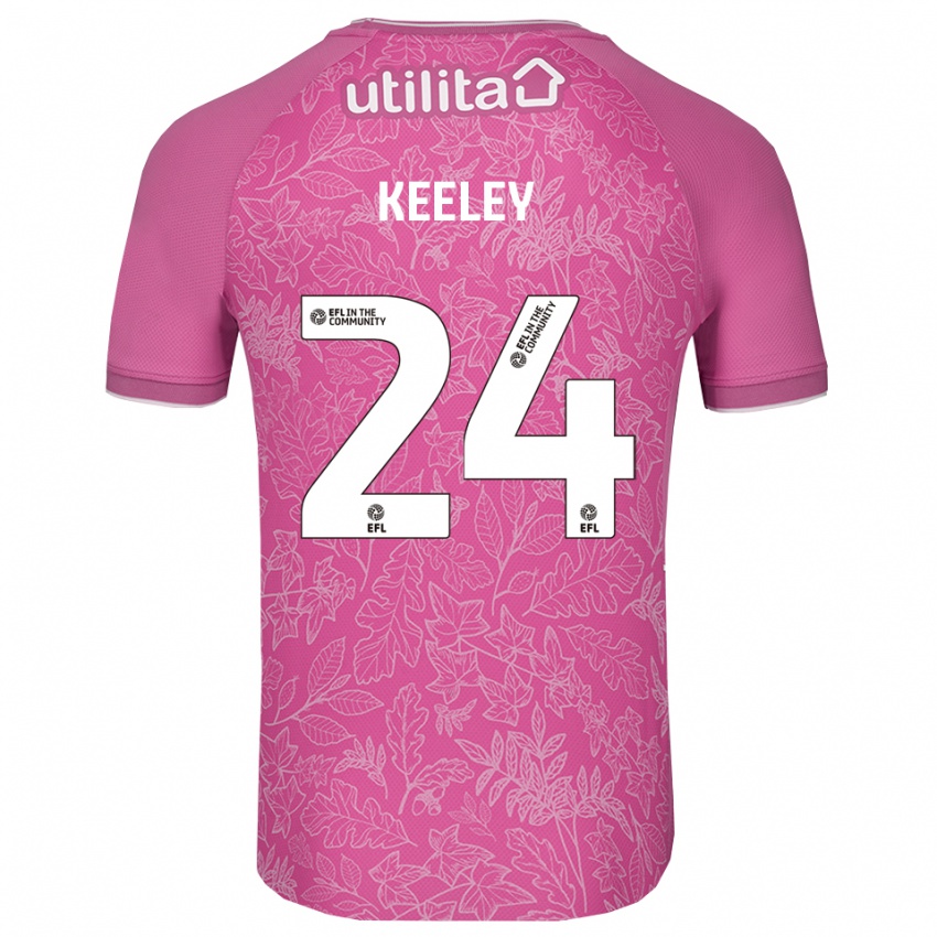 נשים ג'וש קילי #24 שחור ורוד חולצת שוער 2025/26 חולצה קצרה