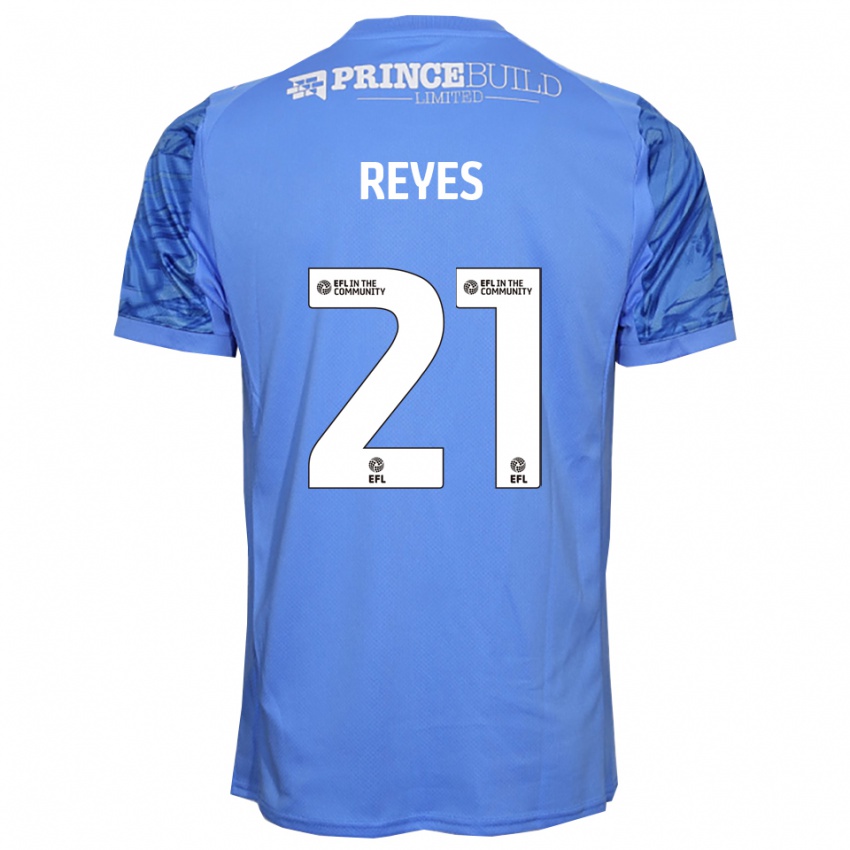 נשים ויסנטה רייס #21 כחול דודג'ר חולצת שוער 2025/26 חולצה קצרה