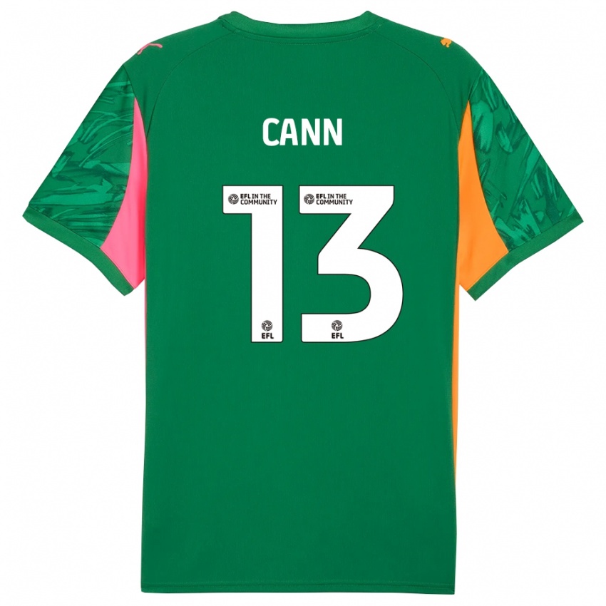 נשים טד קאן #13 ירוק כתום ורוד חולצת שוער 2025/26 חולצה קצרה