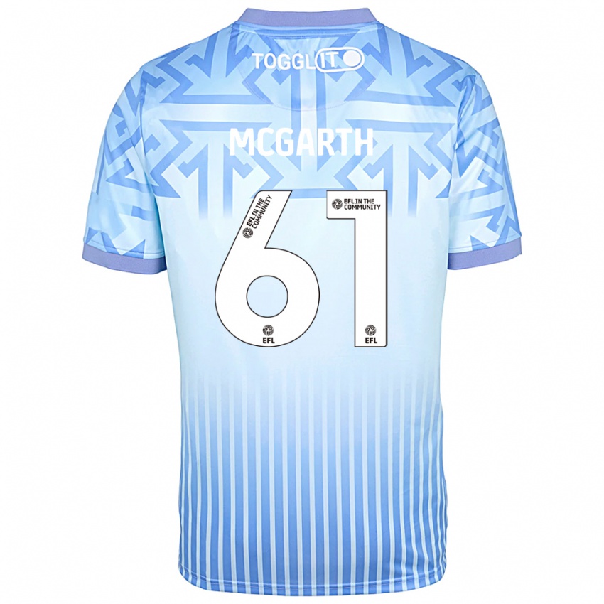 נשים Ethan McGarth #61 לבן כחול בהיר חולצת שוער 2025/26 חולצה קצרה