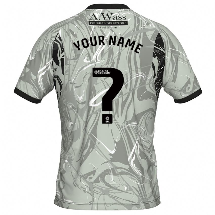 נשים מנספילד טאון שחור אפור בהיר חולצת שוער 2025/26 חולצה קצרה