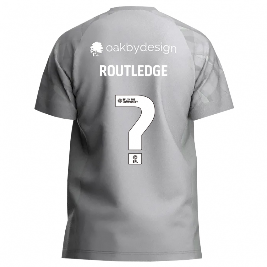 נשים Aimee Routledge #0 אפור כהה חולצת שוער 2025/26 חולצה קצרה