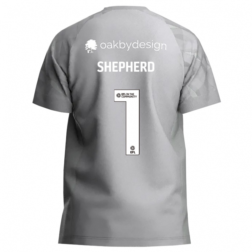 נשים Frankie Shepherd #1 אפור כהה חולצת שוער 2025/26 חולצה קצרה