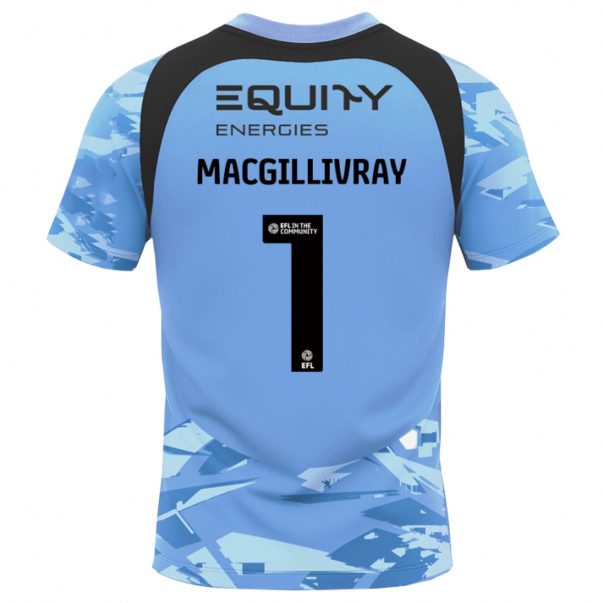 נשים קרייג מקגיליבריי #1 אפור כחול בהיר חולצת שוער 2025/26 חולצה קצרה