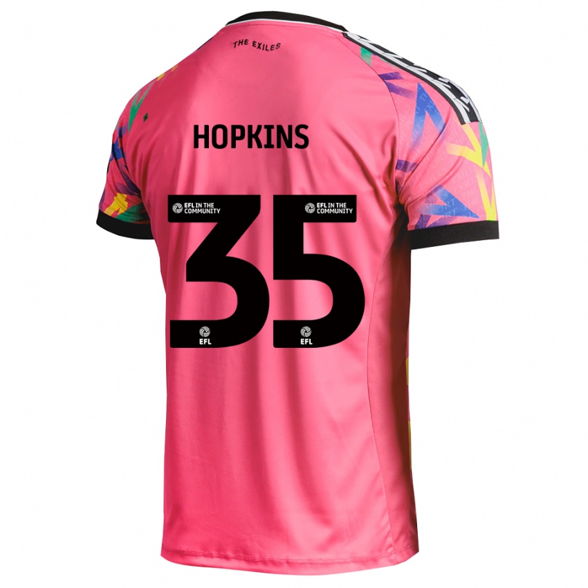 נשים Bailey Hopkins #35 מג'נטה חולצת שוער 2025/26 חולצה קצרה