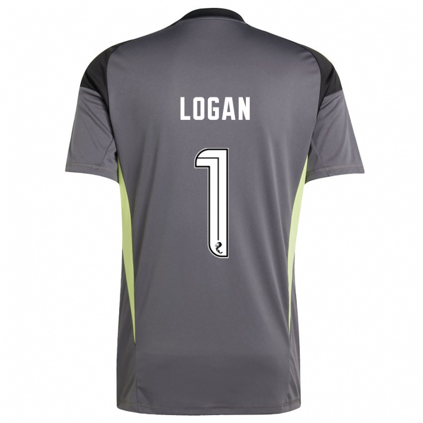 נשים קלואי טגארט לוגן #1 לבן אפור חולצת שוער 2025/26 חולצה קצרה