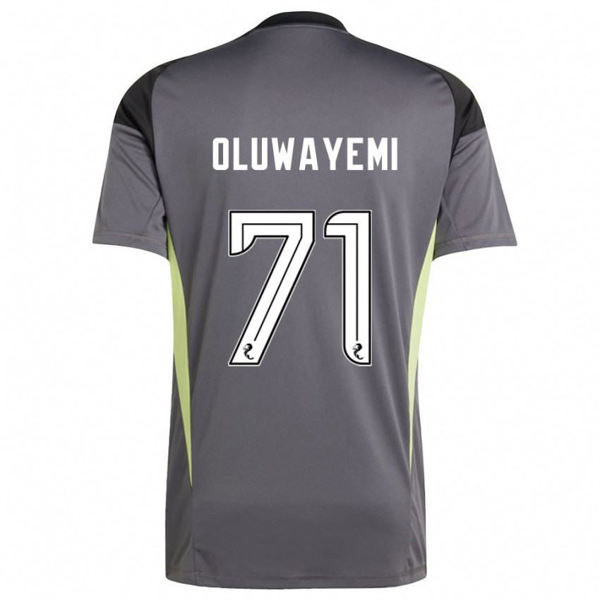 נשים Tobi Oluwayemi #71 לבן אפור חולצת שוער 2025/26 חולצה קצרה