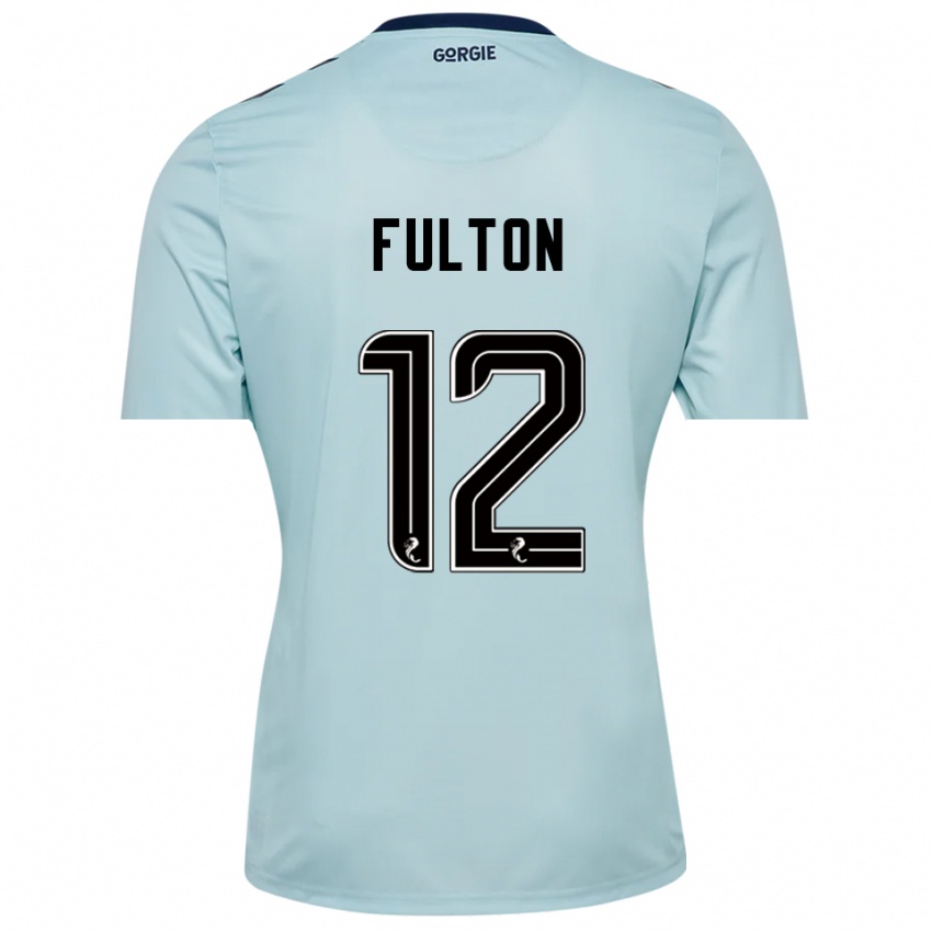 נשים ראיין פולטון #12 שחור כחול בהיר חולצת שוער 2025/26 חולצה קצרה