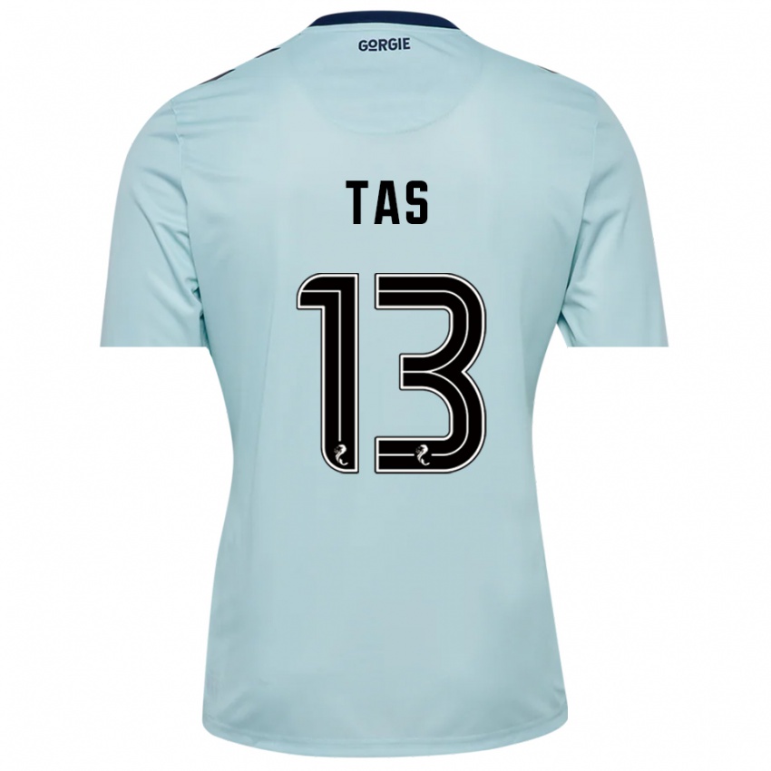 נשים Lyndon Tas #13 שחור כחול בהיר חולצת שוער 2025/26 חולצה קצרה