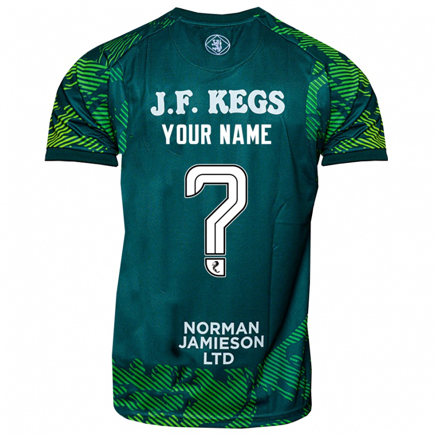 נשים דנדי יונייטד ירוק לבן חולצת שוער 2025/26 חולצה קצרה