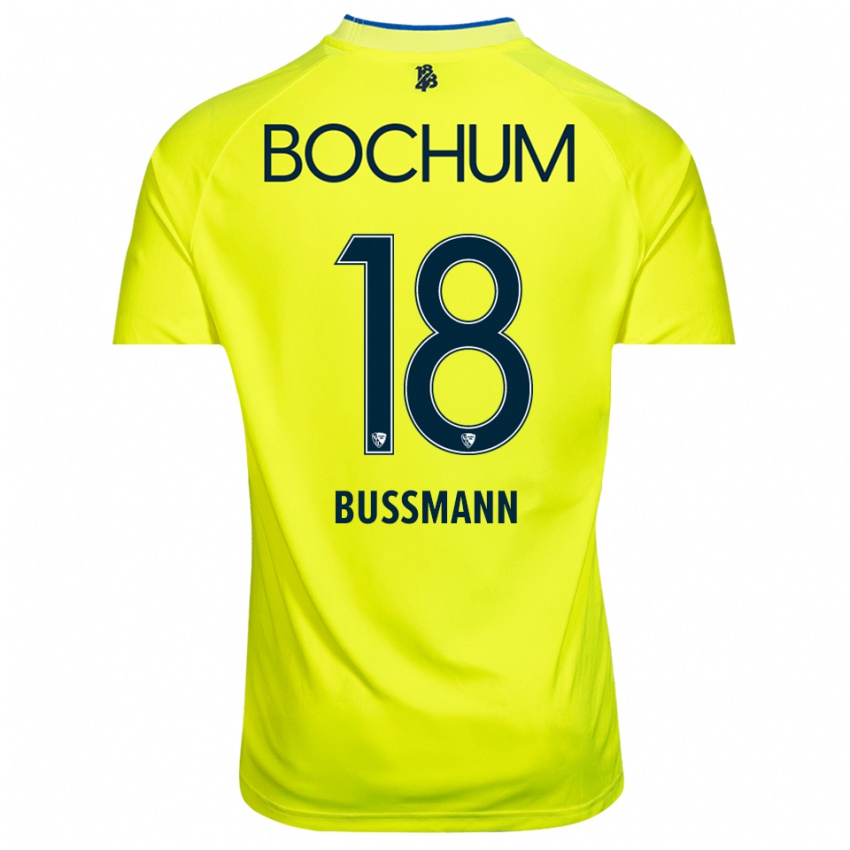 נשים בנג׳מין בוסמן #18 ירוק צהוב חולצת שוער 2025/26 חולצה קצרה