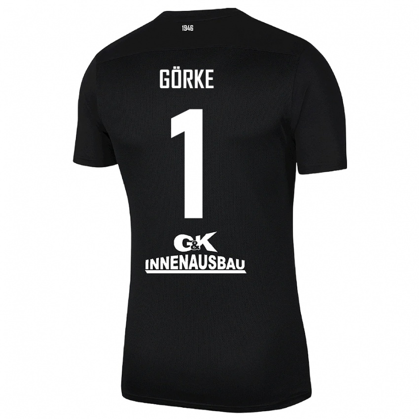 נשים Arthur Görke #1 שחור לבן חולצת שוער 2025/26 חולצה קצרה