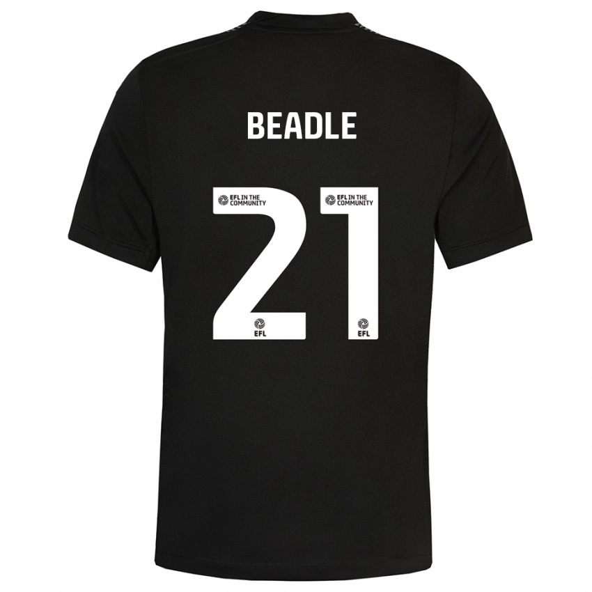 נשים ראיין אלסופ #21 שחור לבן חולצת שוער 2025/26 חולצה קצרה