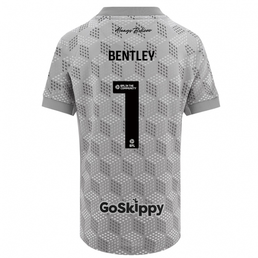 נשים פראן בנטלי #1 אפור שחור חולצת שוער 2025/26 חולצה קצרה