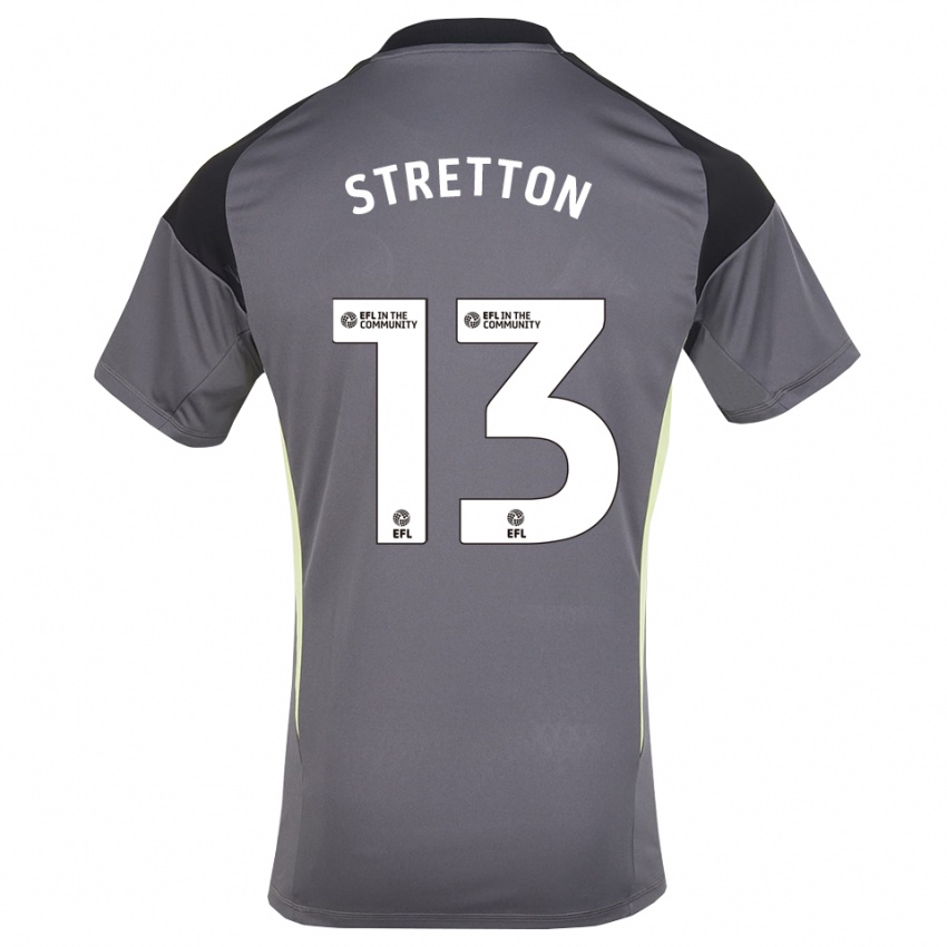 נשים Leo Stretton #13 לבן אפור חולצת שוער 2025/26 חולצה קצרה